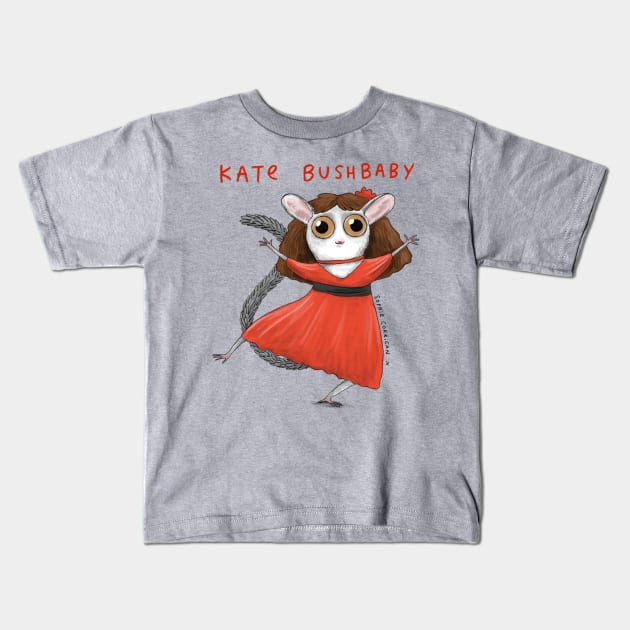 Kate Bushbaby Kids T-Shirt by Sophie Corrigan